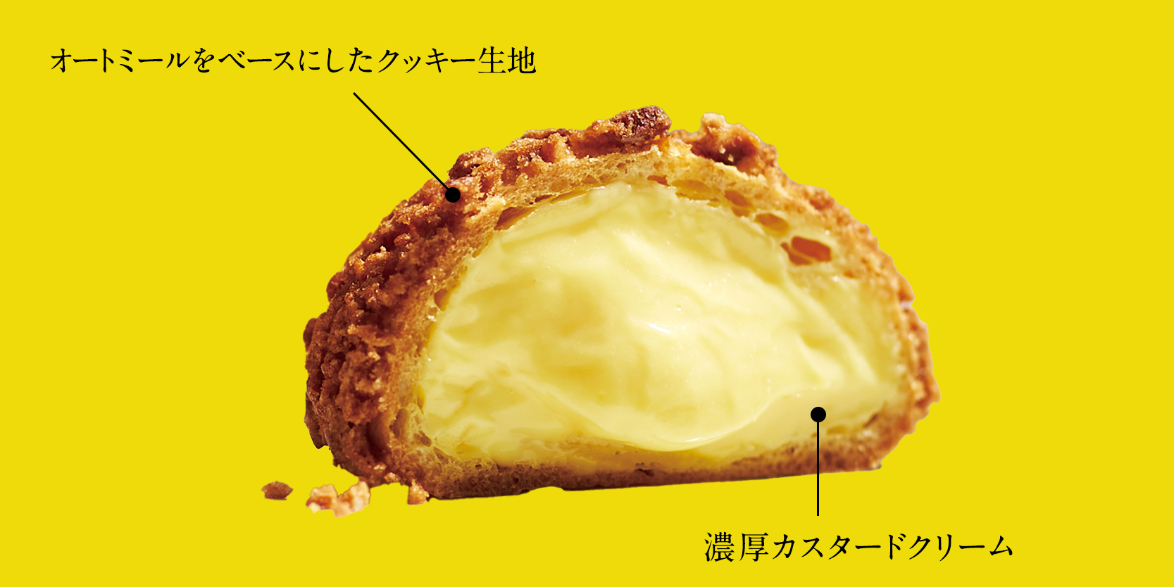 窯だしクッキーシュークリーム