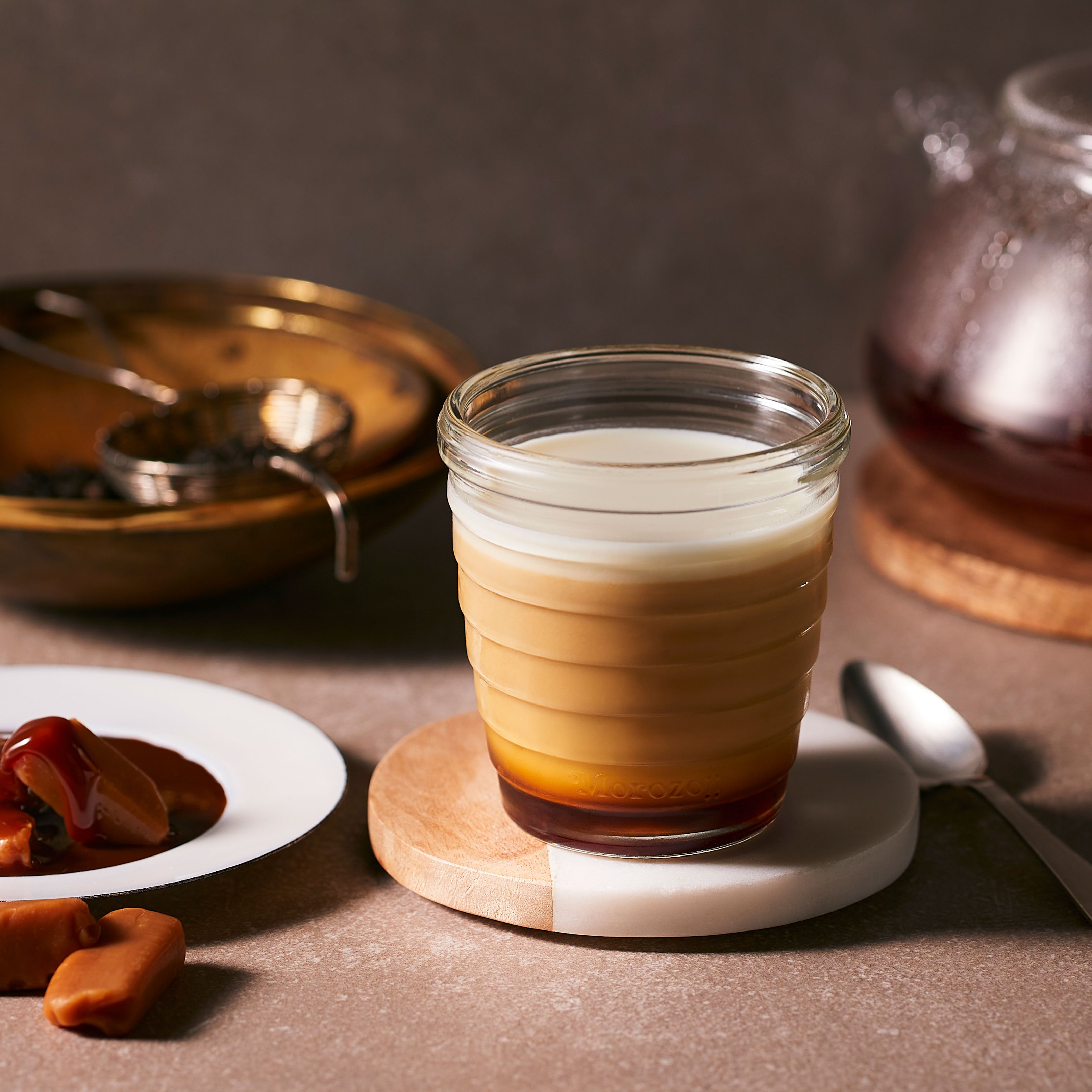 紅茶とキャラメルの
プリン