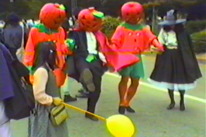1987年 当時の仮装風景