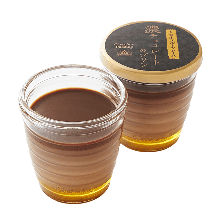 濃チョコレートのプリン