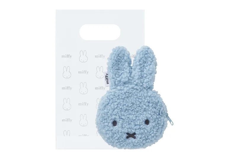 ミッフィーフェイスポーチ（キャンディブルー）5個入の製品画像
